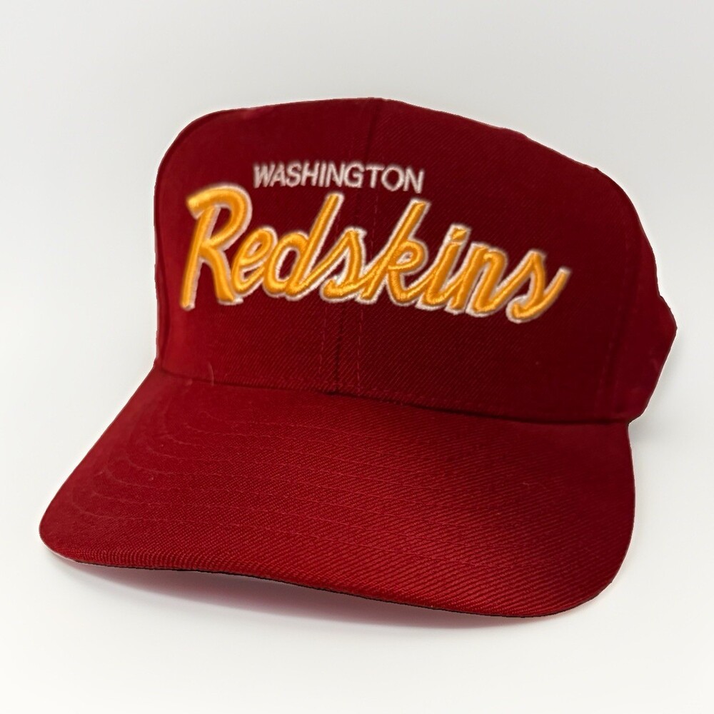 NFL Washington Redskins Vintage NFL Reebok Fitted Cap Hat Maroon Red Size 7 3/8